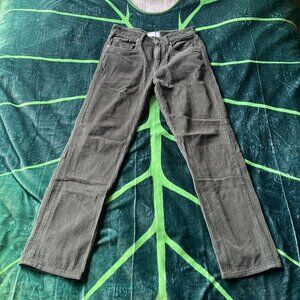 Men's Green Corduroy Pants